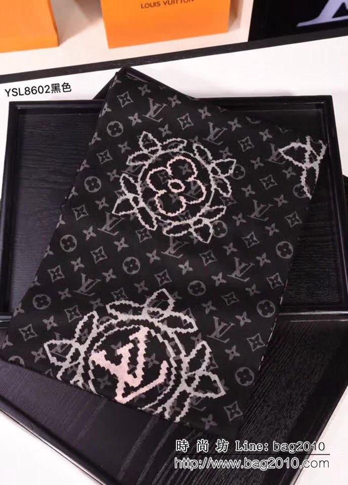 路易威登LV限量Vivienne太陽花系列羊絨圍巾 YSL8602 LLWJ6535